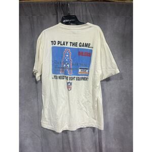 Houston oilers visa card t shirt sz xl